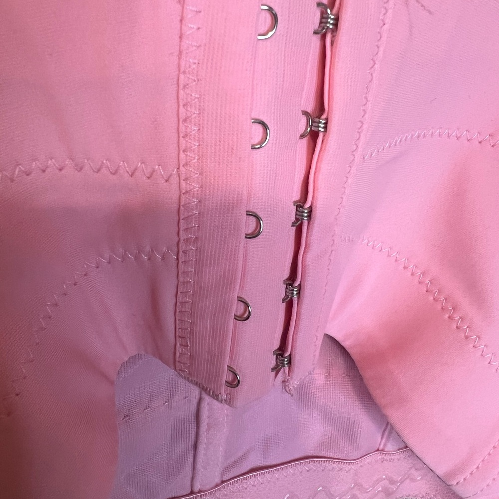 Pink Rhinestone Corset Top - Picture 6 of 7
